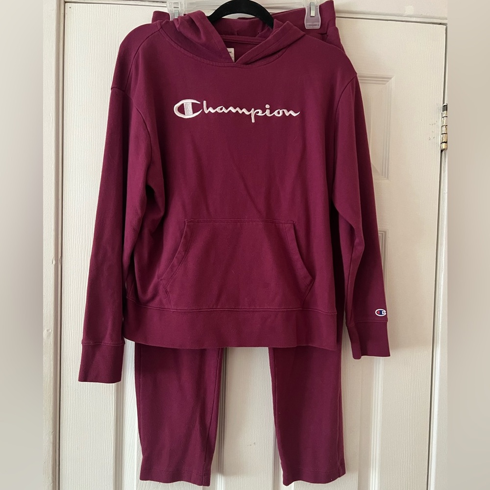 Champion maroon set